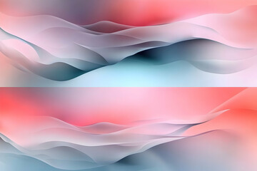 Obraz premium Abstract waves background with light and shadow in soft pastel colors for graphic design, wallpaper, presentations, banners