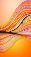 Abstract wavy lines in yellow, orange and white shades.  Ideal background for art and design projects, and visual inspiration