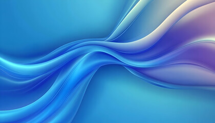Naklejka premium Elegant silk wave flow with smooth gradients for abstract, modern art design backgrounds, web banners or promotional material use