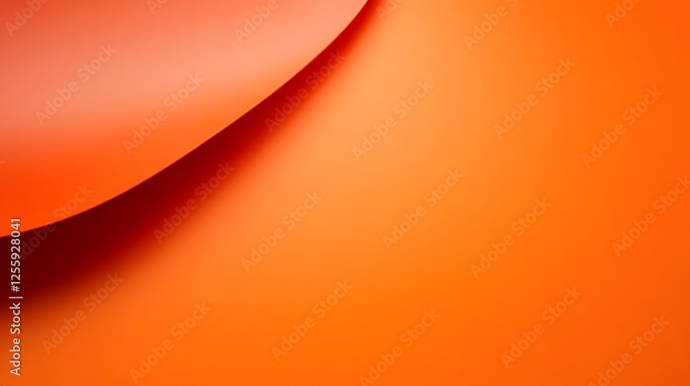 Poster abstract orange curve design background image