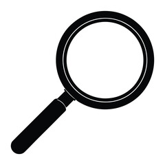 magnifying glass isolated on white