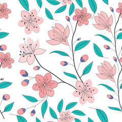 Curtains flower pattern design for business and printing