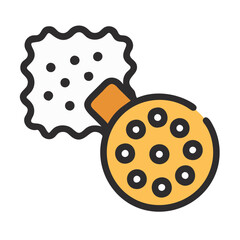 Bakery Cookie Cracker Icon