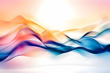 Abstract flowing colorful dynamic waves illustration for backgrounds, banners, presentations, or wallpapers