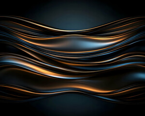 Abstract flowing dark and light lines with soft waves in the background for use as a desktop background or decoration