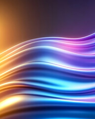 Obraz premium Abstract flowing fabric waves. Smooth silk, backdrop for presentation, banners, posters, or wallpaper, elegant, modern and smooth texture