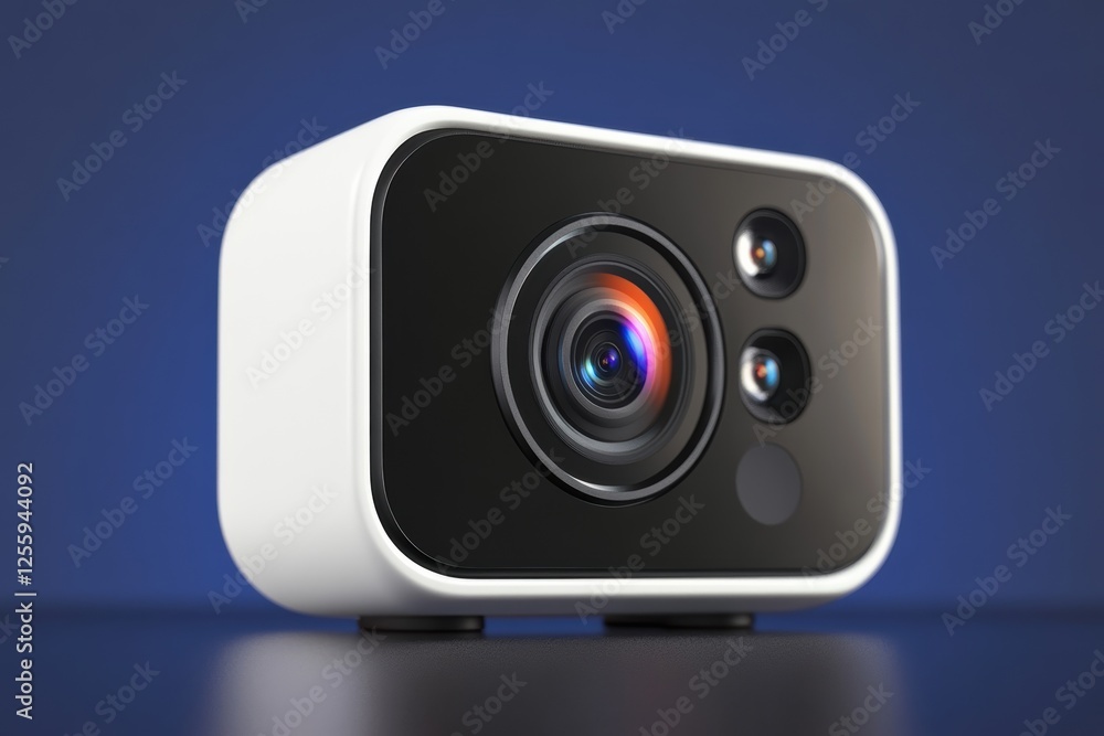 Poster compact motion detection camera designed for enhanced surveillance and security applications