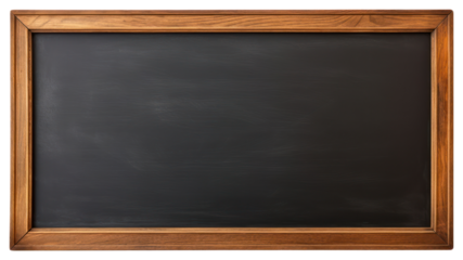 PNG Blackboard with a wooden frame blank chalkboard education.