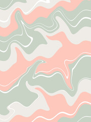 Fototapeta premium Green pink abstract background. Illustration for banner, poster, card