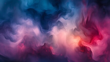 Fototapeta premium Abstract swirling nebula cosmic art vibrant colors