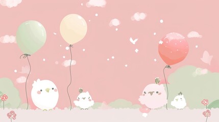 Vibrant Happy Birthday Strawberry Cake with Fresh Berries and Creamy Frosting