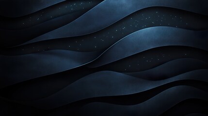 Fototapeta premium The Modern Dynamic Design of Dark Blue Waves