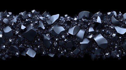 Abstract Dark Metallic Fragments Cluster