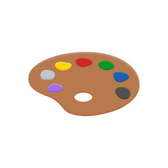 Color Palette, Exhibition Vector illustration Isolated