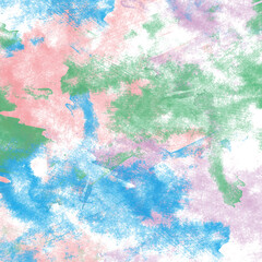 A watercolor background with different splashes