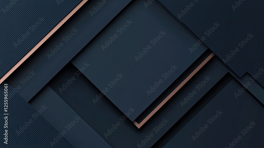 Poster overlapping squares and rectangles with subtle gradients, a minimalist background design.