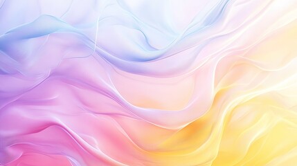 Obraz premium Elegant Pastel Waves: A Soft and Dreamy Abstract Background Design