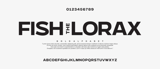 Modern Bold Font. strong, Sans Serif Font. Regular Italic Uppercase and number, Typography urban style alphabet fonts for fashion, sport, technology, digital, movie, logo design, vector illustration
