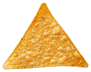 PNG Triangle tortilla chip snack food triangular.