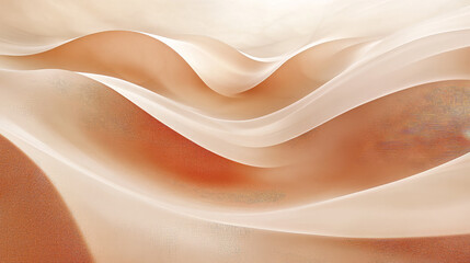 Soothing Abstract Waves – Futuristic and Elegant Digital Art