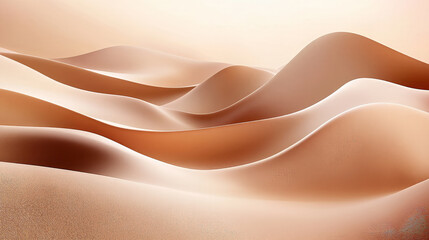 Soothing Abstract Waves – Futuristic and Elegant Digital Art