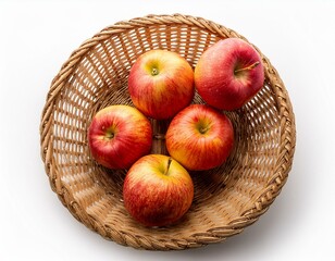 red apples in a basket