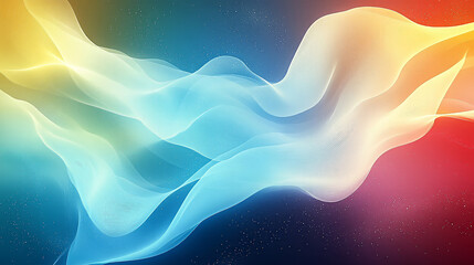 Futuristic Abstract Waves – Vibrant and Soothing Digital Wallpaper