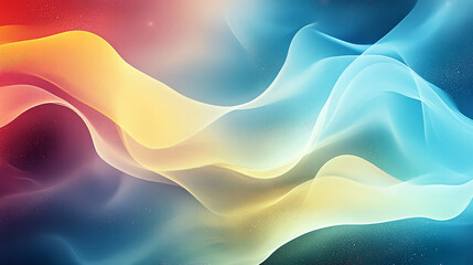 Futuristic Abstract Waves – Vibrant and Soothing Digital Wallpaper