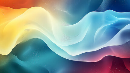 Futuristic Abstract Waves – Vibrant and Soothing Digital Wallpaper