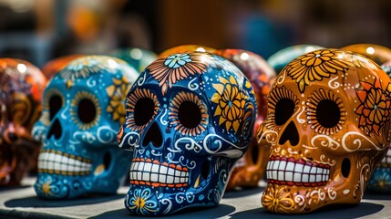 Vibrant Day of the Dead Festival Image