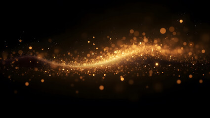 Obraz premium Glittering Gold Dust Background