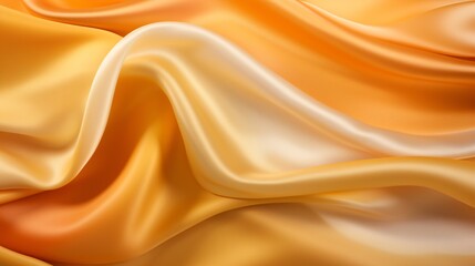 Fototapeta premium Elegant Golden Silk Satin Fabric Background