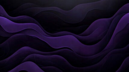 Obraz premium Purple Waves Abstract Background