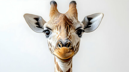 Fototapeta premium Photo - Curious Giraffe Portrait, Wildlife, Safari, Africa, Nature, Animal, Mammal, Zoo, Wild, Eyes