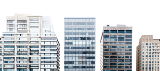 PNG Modern urban skyline architecture buildings