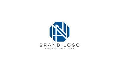 letter NA logo design vector template design for brand.