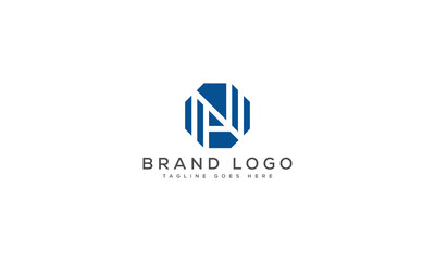 Fototapeta premium letter NA logo design vector template design for brand.