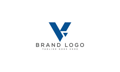letter V logo design vector template design for brand.