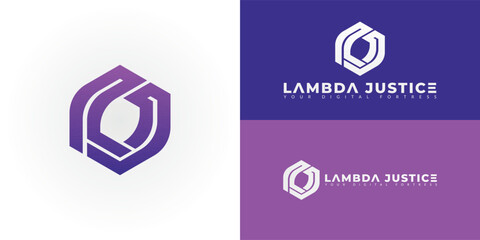 The dynamic logo design features the initials LJ creatively integrated within a striking hexagonal shape, creating a unique symbol that evokes a sense of security, precision, and data protection.