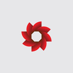 Fototapeta premium Abstract logo, logo element, icon symbol fully editable vector template
