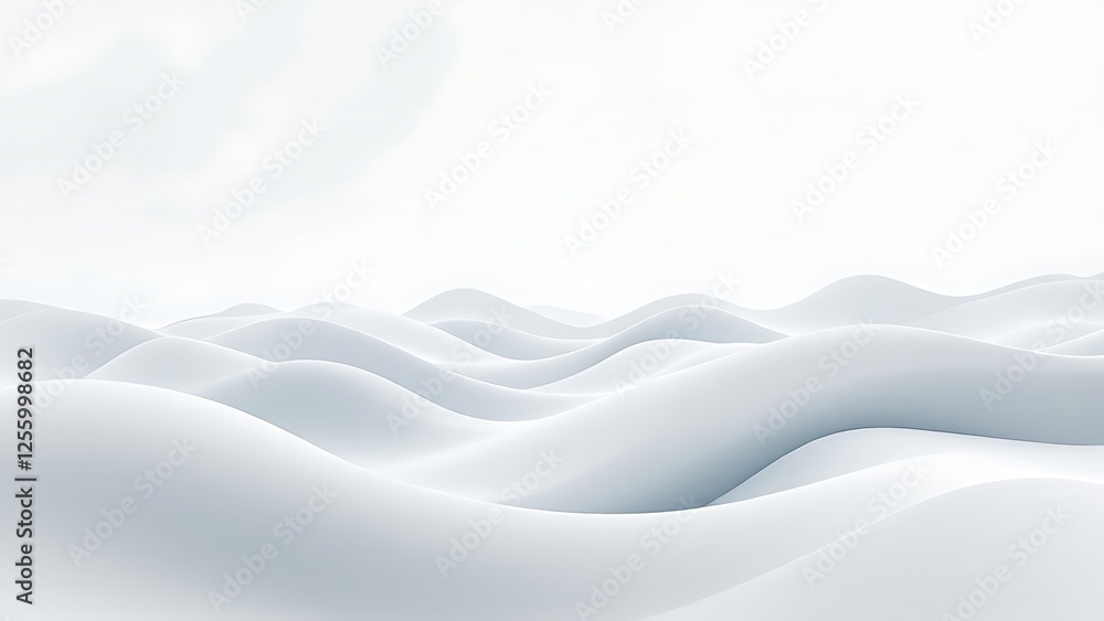 Aufkleber minimalist abstract background featuring flowing lines and a subtle blue gradient, creating a sense 