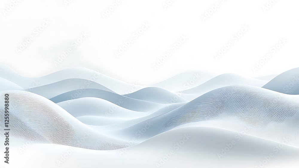 Aufkleber minimalist abstract background featuring flowing lines and a subtle blue gradient, creating a sense 