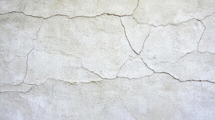 Obraz premium Textured White Wall With Cracks And Spots