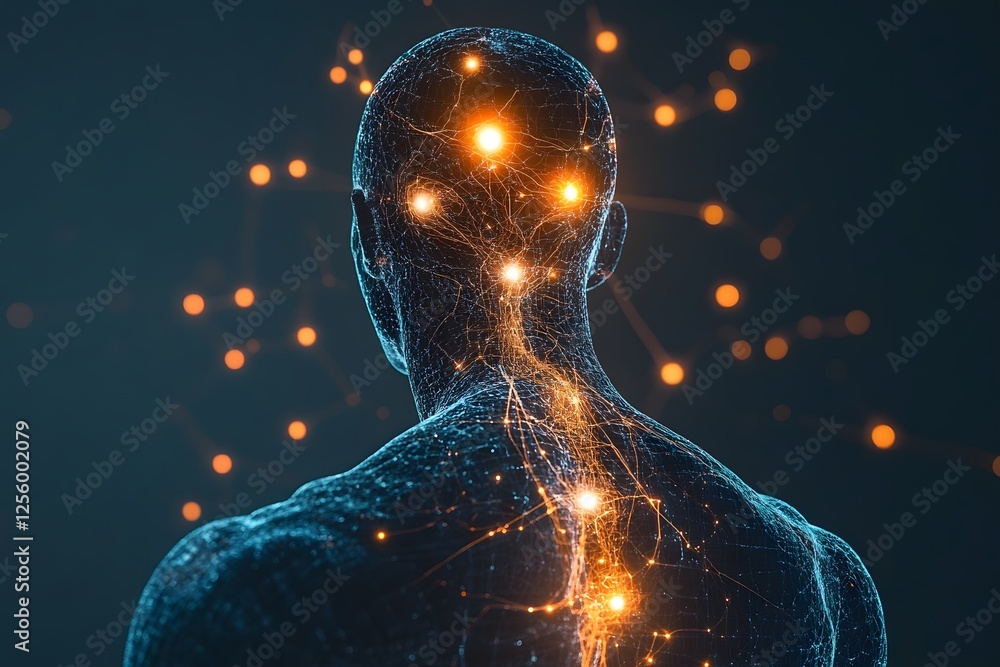 Poster Abstract Representation of Neural Connections in Human Back View