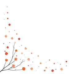 abstract floral background with copy space