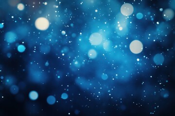 Blurred navy blue gradient with diffused bokeh lights creating an elegant and minimalist atmosphere, perfect for modern and stylish designs