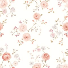 seamless pattern with flowers
