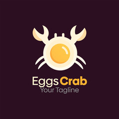 Eggs Crab Logo Design Template. Good for Business, Agency, Community and Organization