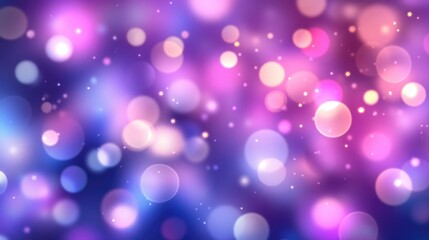 Violet bokeh light background, Abstract purple blurry unfocused sparkle glitter purple bokeh background wallpaper with copy space. Sparkling purple dust abstract violet luxury decoration background.