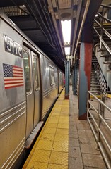Obraz premium train in subway